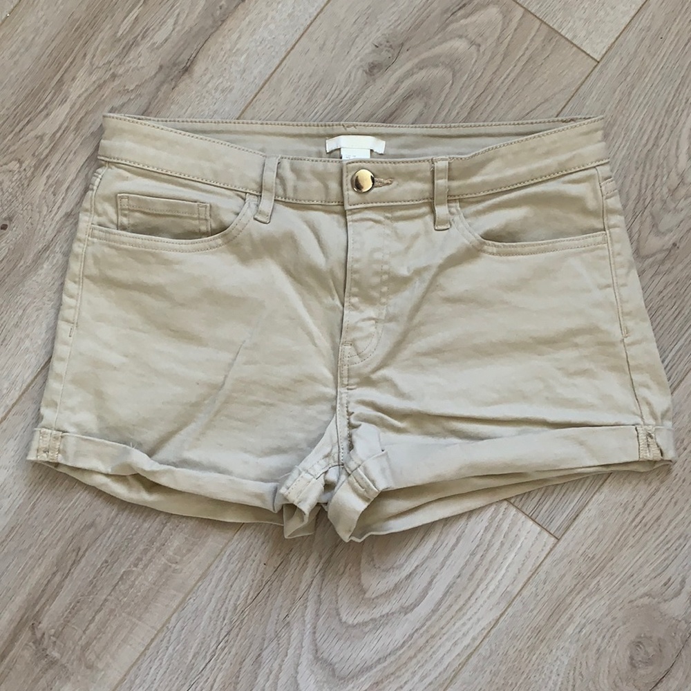 H&M Twill Shorts Sz 8